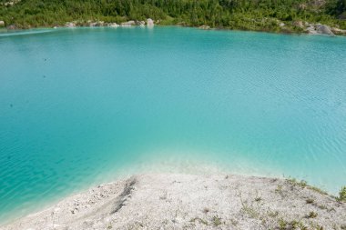 Göl arka plan chalkpit