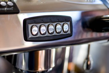 İçinde kahve evi espresso kahve makinesi