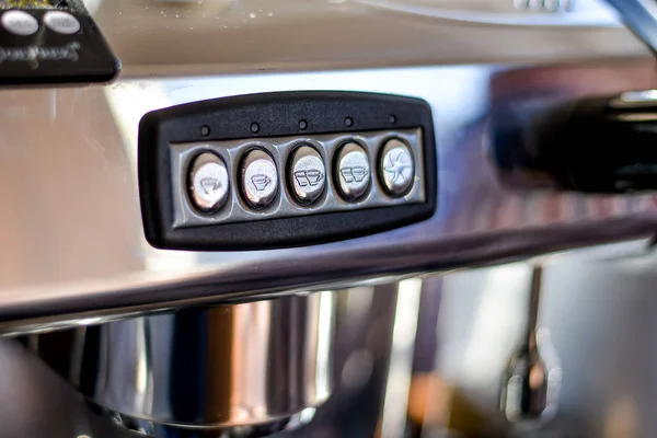 Kaffeemaschine im Kaffeehaus Espresso — Stockfoto