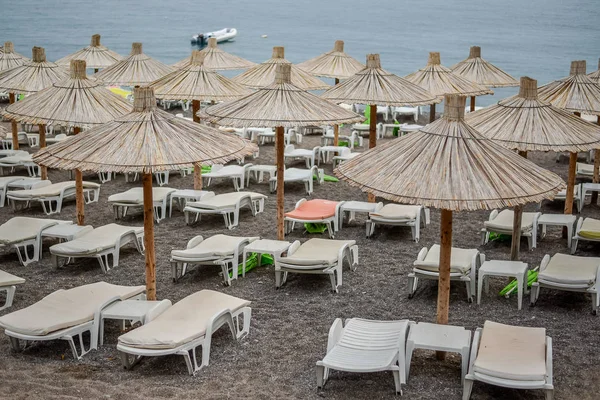 Montenegro Sedie Spiaggia — Foto Stock
