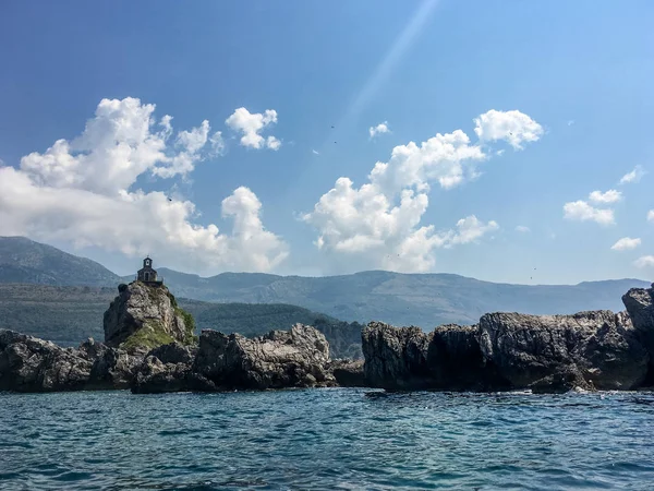 Vista Para Mar Dos Resorts Petrovac Montenegro — Fotografia de Stock