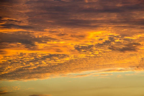 Röd Orange Moln Himlen — Stockfoto