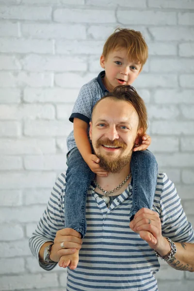 Father Plays Children — Stock Photo, Image