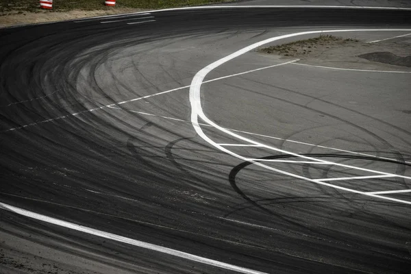 Asfalto Motore Drift Racetrack — Foto Stock