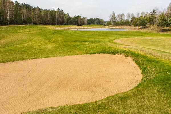 Campo da golf panorami e infrastrutture — Foto Stock