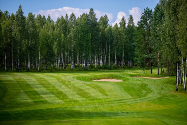 Golf voor het veld — Stockfoto