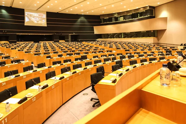 Konferensrum Europaparlamentet, Bryssel, Belgien - 02 mar 2011 — Stockfoto