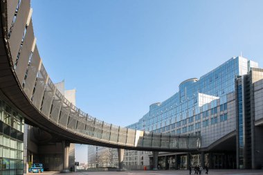 Avrupa Parlamentosu, Brüksel, Belçika dışındaki AB Bayrakları - 02 Mar 2011