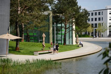 Wolfsburg Müzesi 'nden. Wolfsburg, Almanya 'dan. 19 Mayıs 2016