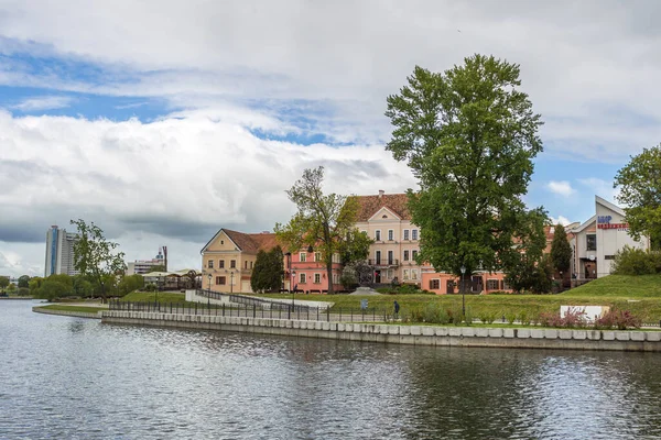 Троицкое предместье в центре Минска — стоковое фото