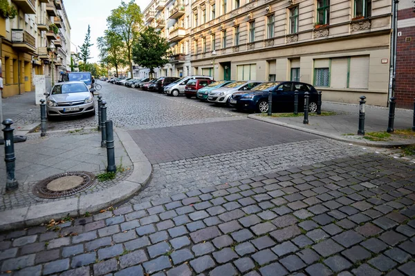 Calles y patios Berlín road district — Foto de Stock
