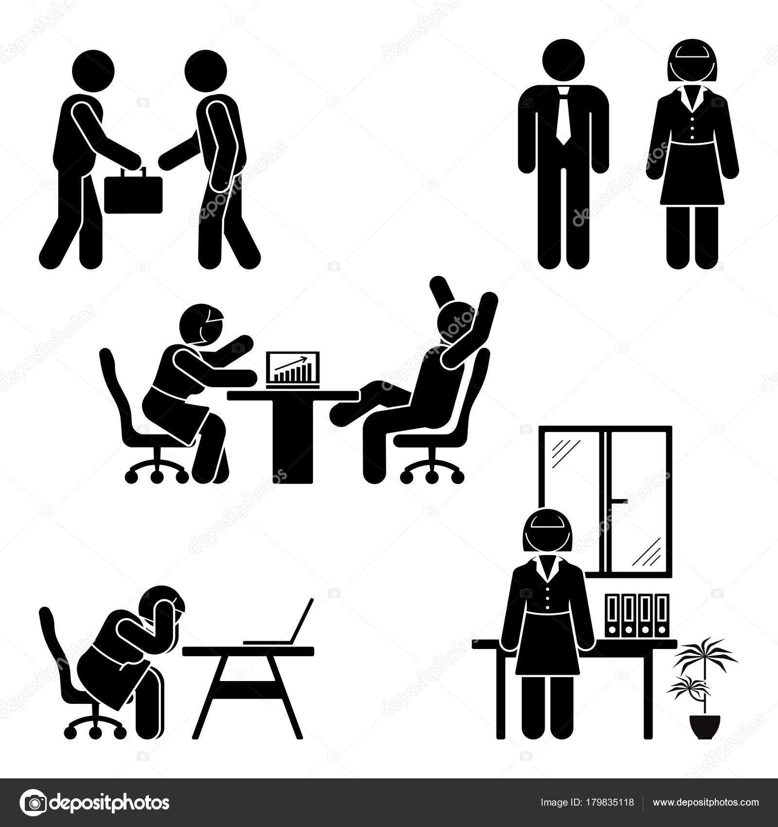 Strichmännchen Arbeit Strichmännchen Arbeit