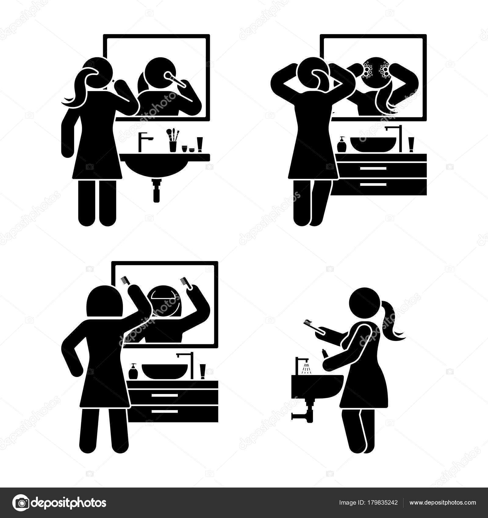 Washing CLEAN Hands with Soap. Handwashing.Personal Hygiene. Disinfection,  Sanitizer Skin Care. Illustration Drawing Stock Vector - Illustration of  hand, disinfect: 113527364