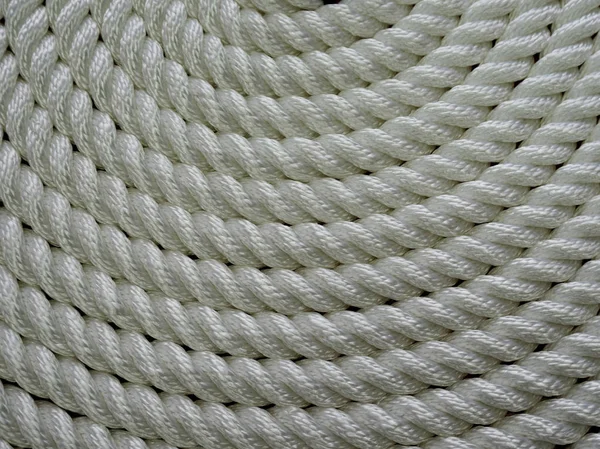 Background texture rope synthetic white — Stock Photo, Image