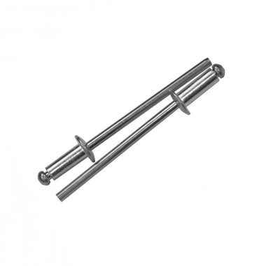 iki perçin. Gümüş rengi. izole