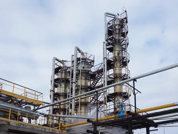 Industria. Instalación de purificación de gas . —  Fotos de Stock