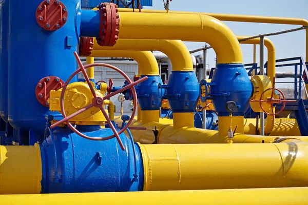 Gas industry, gas transport system. — Stock Photo, Image