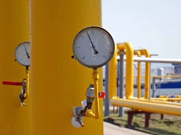 Gázipar, gázszállítási rendszer. Stock Kép