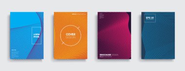 Vektör kapak tasarımları. Gelecekteki Poster şablonu.