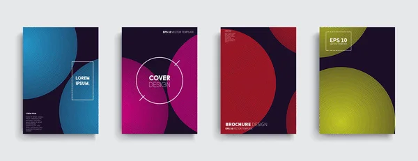 ベクトルのカバー デザイン 将来のポスター テンプレート — ストックベクタ