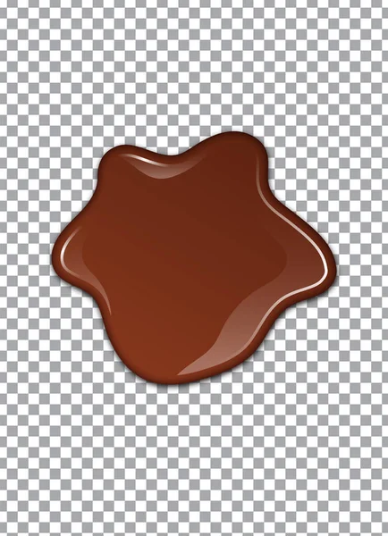 Gesmolten Chocolade Siroop Zoete Ontwerp Vectorillustratie — Stockvector