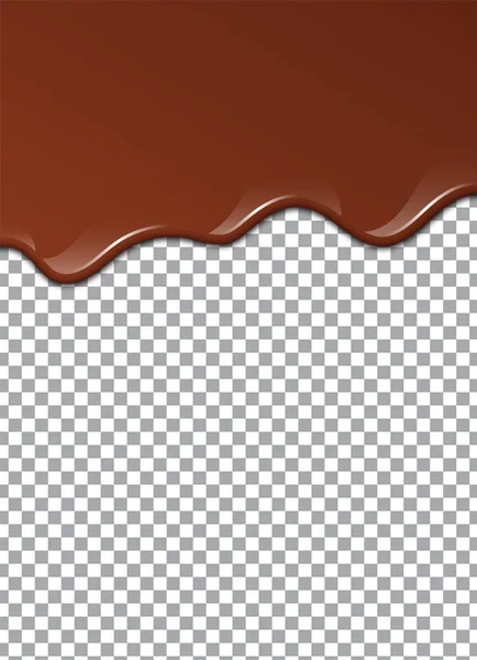 Sirop Chocolat Fondu Sweet Design Illustration Vectorielle — Image vectorielle