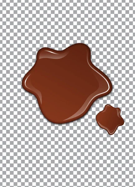 Розтоплений Шоколадний Сироп Солодкий Дизайн Векторні Ілюстрації — стоковий вектор