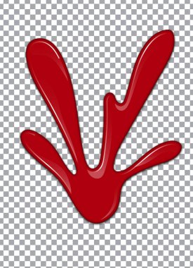 Vektör kanlı arka plan. Çilek şurubu veya Saydam arka plan ketçap