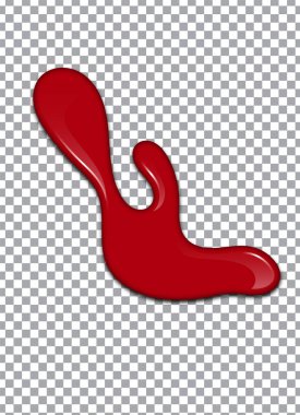 Vektör kanlı arka plan. Çilek şurubu veya Saydam arka plan ketçap