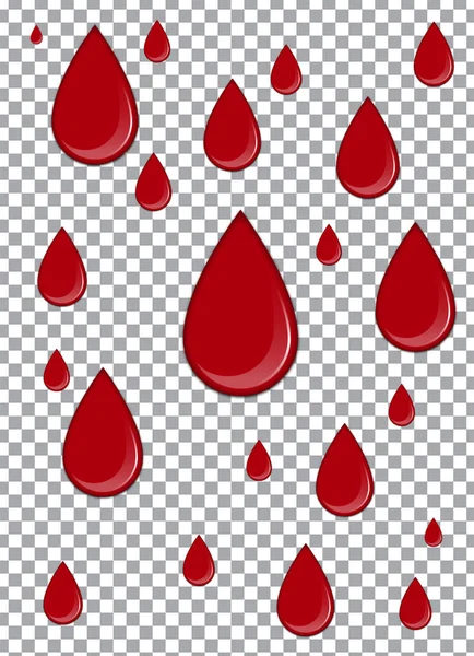 Vector Bloody Background Xarope Morango Ketchup Fundo Transparente — Vetor de Stock