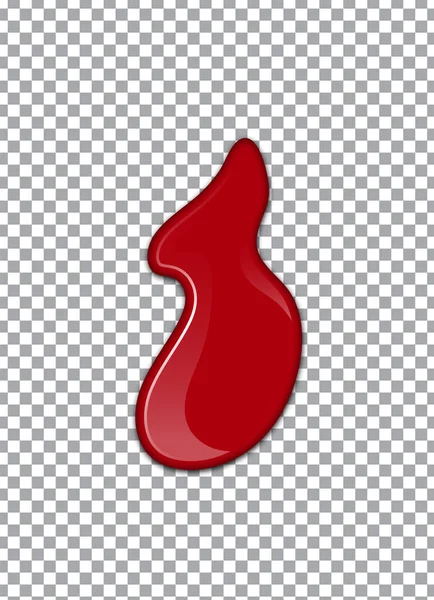 Vector Bloody Background Xarope Morango Ketchup Fundo Transparente —  Vetores de Stock