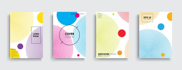 Minimal Vector Covers Design Future Poster Template — Stock Vector