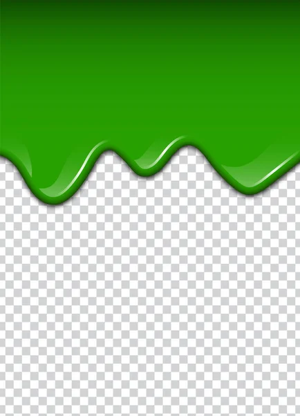 Liquide Vert Éclaboussures Taches Illustration Vectorielle Slime — Image vectorielle