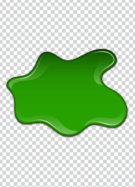 Líquido Verde Salpicaduras Manchas Ilustración Del Vector Limo — Vector de stock