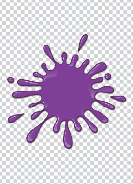 vektör mor sıçrama ile saydam arka plan.