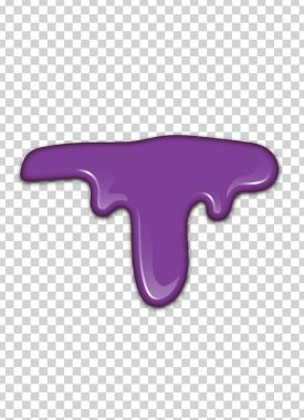 vektör mor sıçrama ile saydam arka plan. 