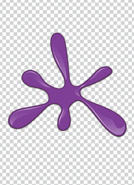 vector purple splash with transparency background.