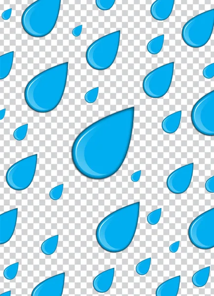 Modrá Barva Splash Průhlednost Pozadí Vektorové Ilustrace — Stockový vektor