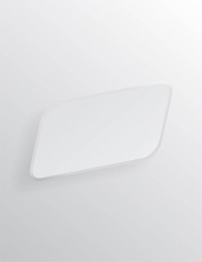 Açık ve yumuşak şekil Tasarım Web siteleri veya ürünleri, arka plan 3d öğesi, düğme, gerçekçi vektör çizim için