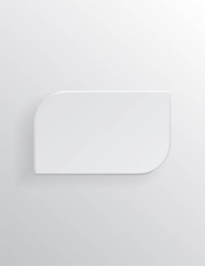 Açık ve yumuşak şekil Tasarım Web siteleri veya ürünleri, arka plan 3d öğesi, düğme, gerçekçi vektör çizim için