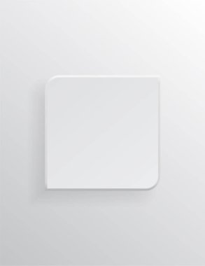 Açık ve yumuşak şekil Tasarım Web siteleri veya ürünleri, arka plan 3d öğesi, düğme, gerçekçi vektör çizim için