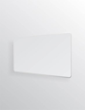 Açık ve yumuşak şekil Tasarım Web siteleri veya ürünleri, arka plan 3d öğesi, düğme, gerçekçi vektör çizim için