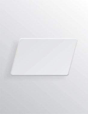 Açık ve yumuşak şekil Tasarım Web siteleri veya ürünleri, arka plan 3d öğesi, düğme, gerçekçi vektör çizim için