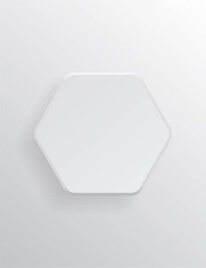 Açık ve yumuşak şekil Tasarım Web siteleri veya ürünleri, arka plan 3d öğesi, düğme, gerçekçi vektör çizim için