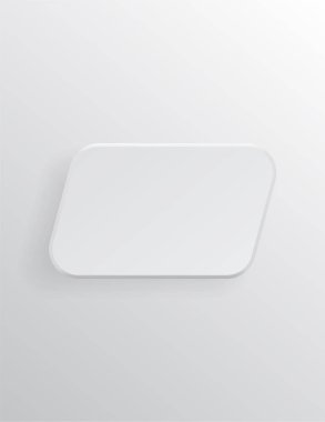 Açık ve yumuşak şekil Tasarım Web siteleri veya ürünleri, arka plan 3d öğesi, düğme, gerçekçi vektör çizim için