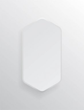 Açık ve yumuşak şekil Tasarım Web siteleri veya ürünleri, arka plan 3d öğesi, düğme, gerçekçi vektör çizim için