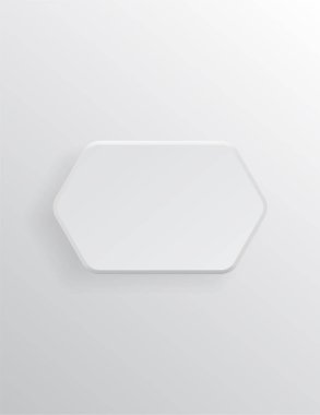 Açık ve yumuşak şekil Tasarım Web siteleri veya ürünleri, arka plan 3d öğesi, düğme, gerçekçi vektör çizim için