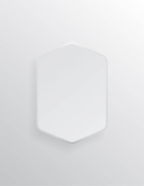 Açık ve yumuşak şekil Tasarım Web siteleri veya ürünleri, arka plan 3d öğesi, düğme, gerçekçi vektör çizim için