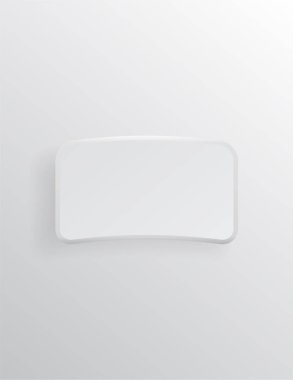 Açık ve yumuşak şekil Tasarım Web siteleri veya ürünleri, arka plan 3d öğesi, düğme, gerçekçi vektör çizim için