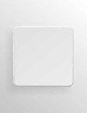 Açık ve yumuşak şekil Tasarım Web siteleri veya ürünleri, arka plan 3d öğesi, düğme, gerçekçi vektör çizim için